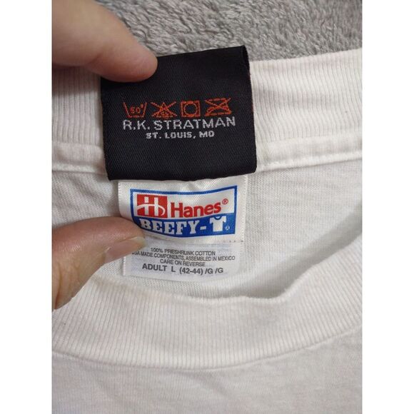 VTG Harley Davidson T-Shirt Size‎ Lg White 1998 'All Those Years' 95th Willie G - Picture 7 of 14